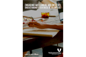 Engaging millennial volunteers report cover