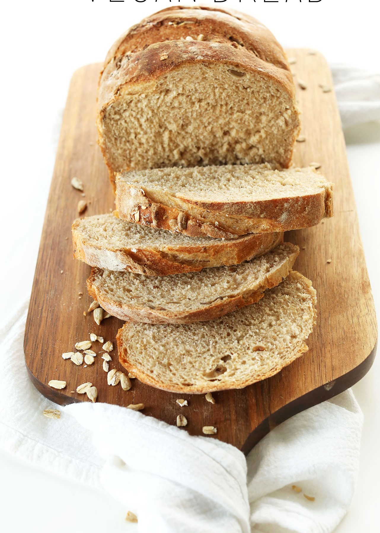 EASY Whole Grain Seeded Bread vegan 2