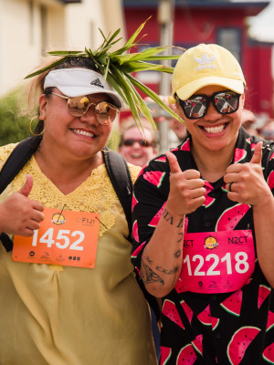2 v2. Round the Bays 2020 two participants